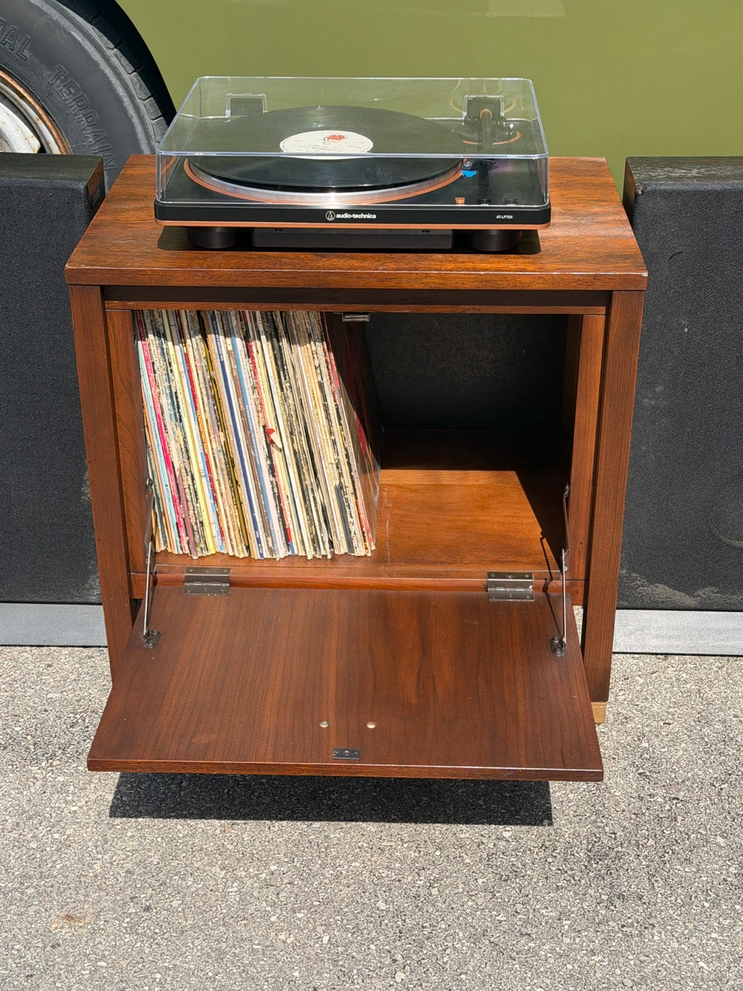1970s MCM Record Cabinet - photo 5