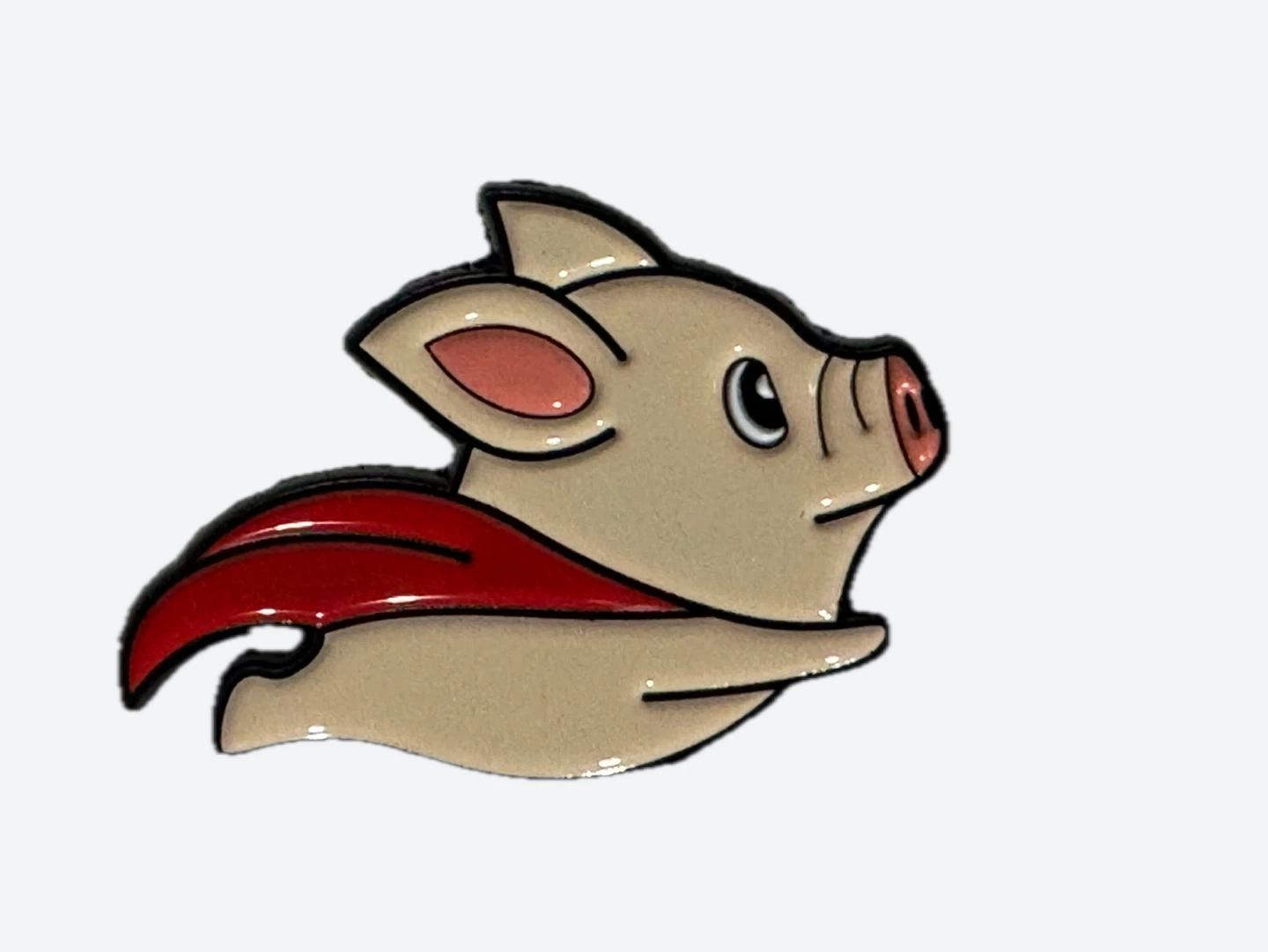 Super Flying Pig Enamel Pin