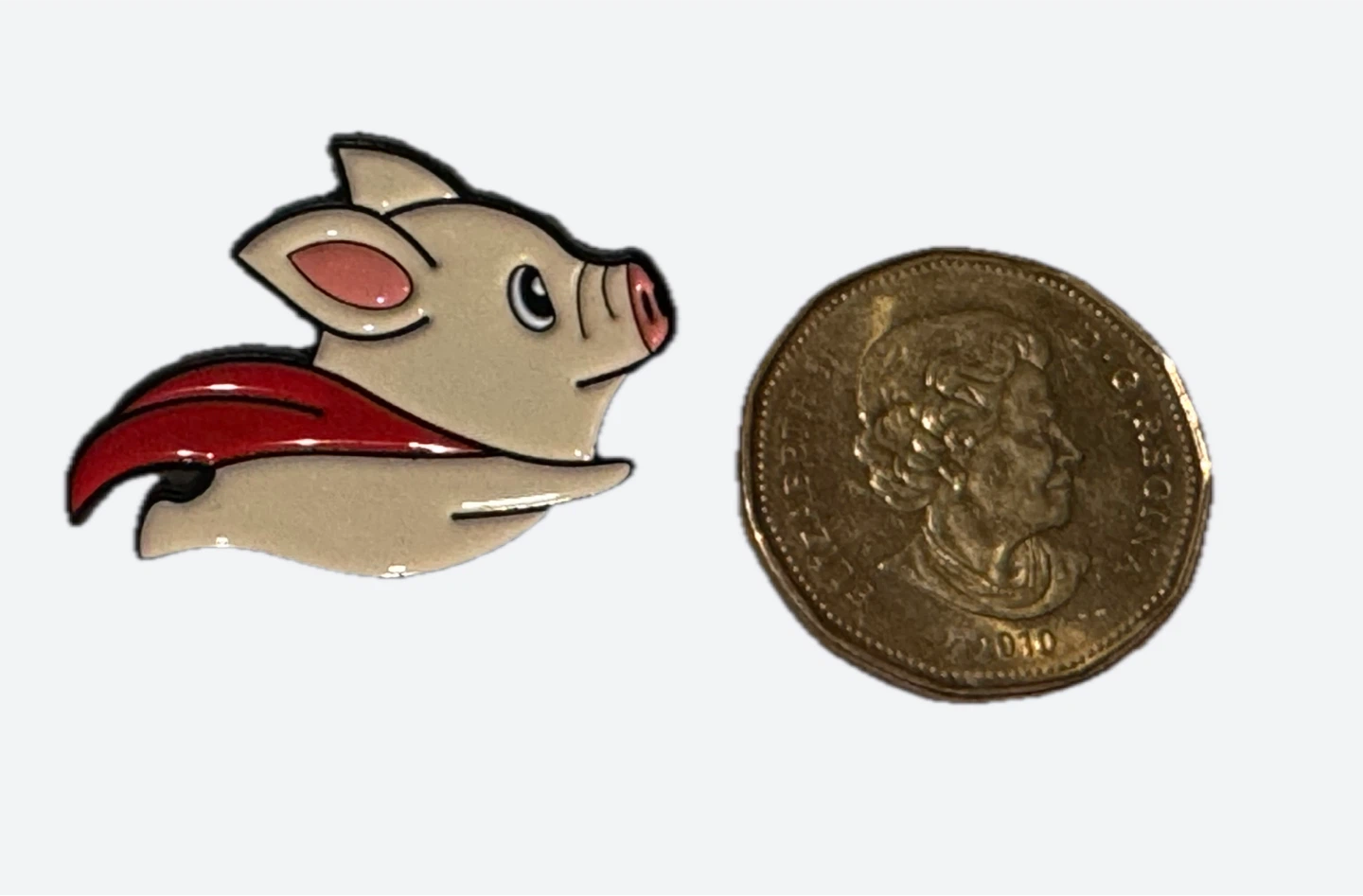Super Flying Pig Enamel Pin - photo 2