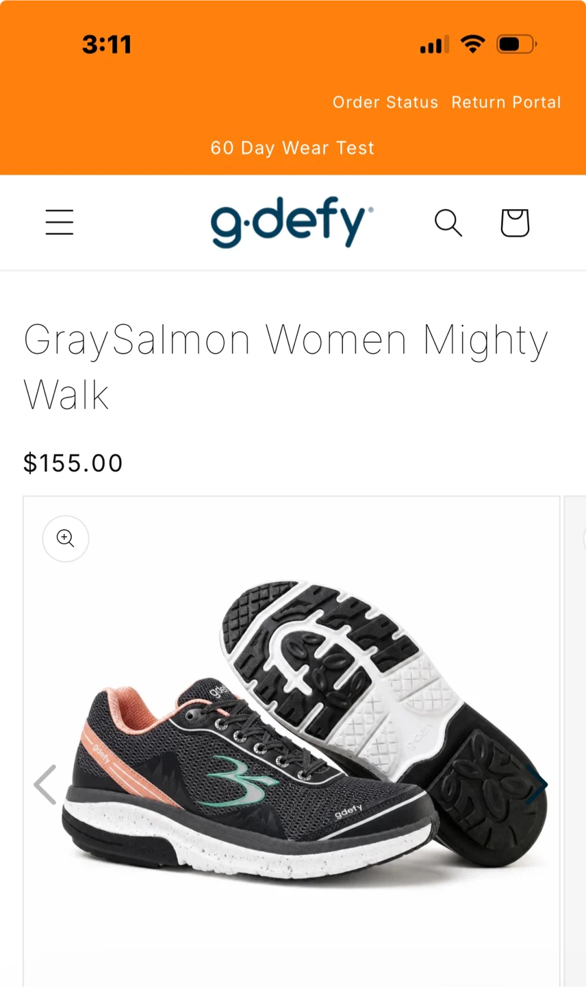 New Gravity Defyer Women Mighty Walk Sneakers