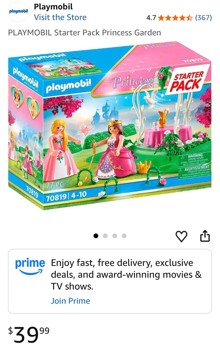 Playmobil Starter Pack Princess Garden 70819 - photo 3