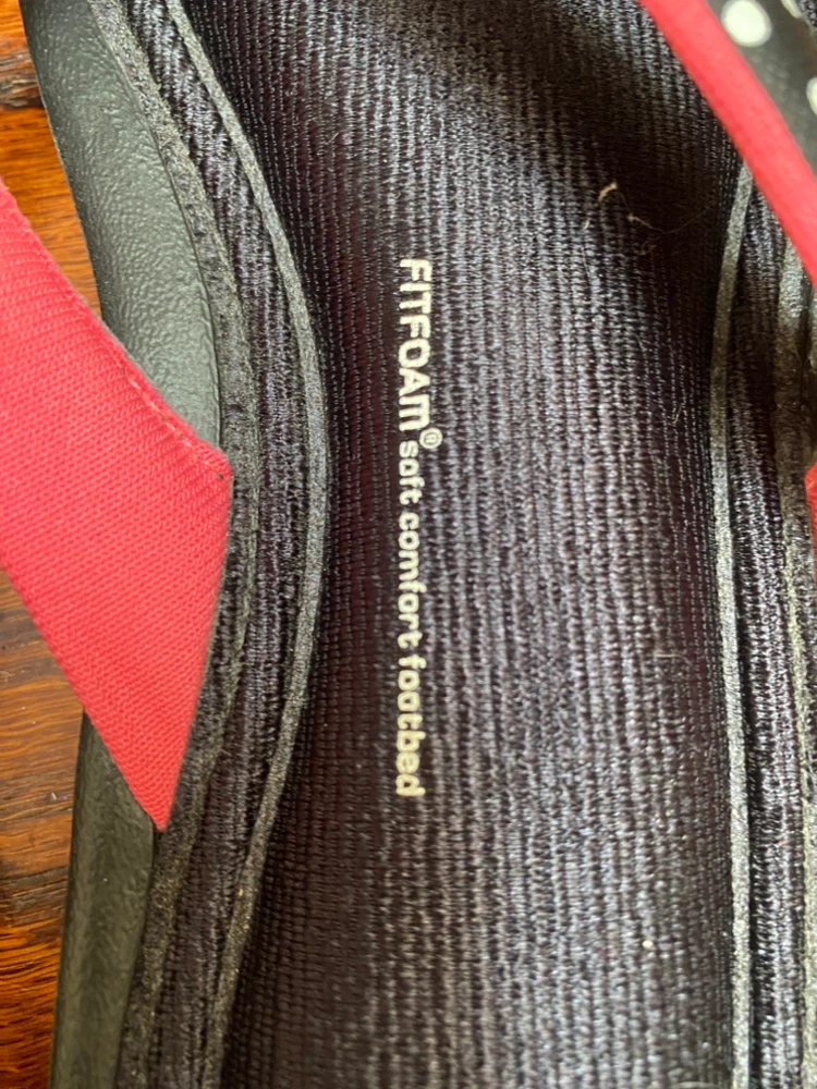 Adidas Fitfoam Flip Flops Black and Pink - photo 2