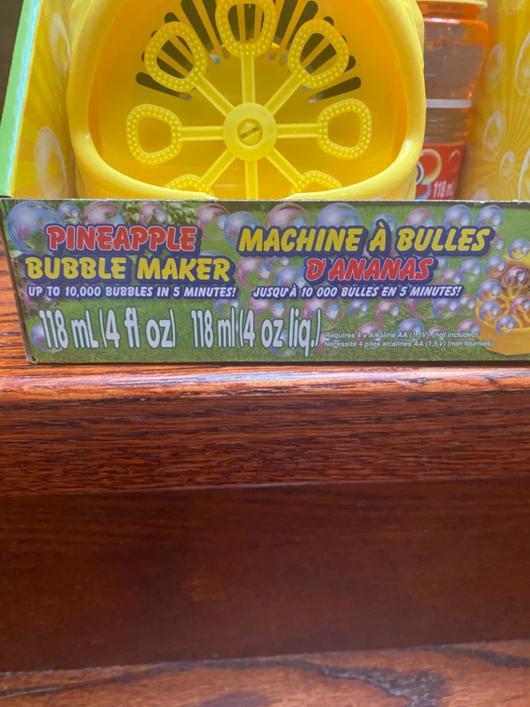 Placo Pineapple Bubble Maker