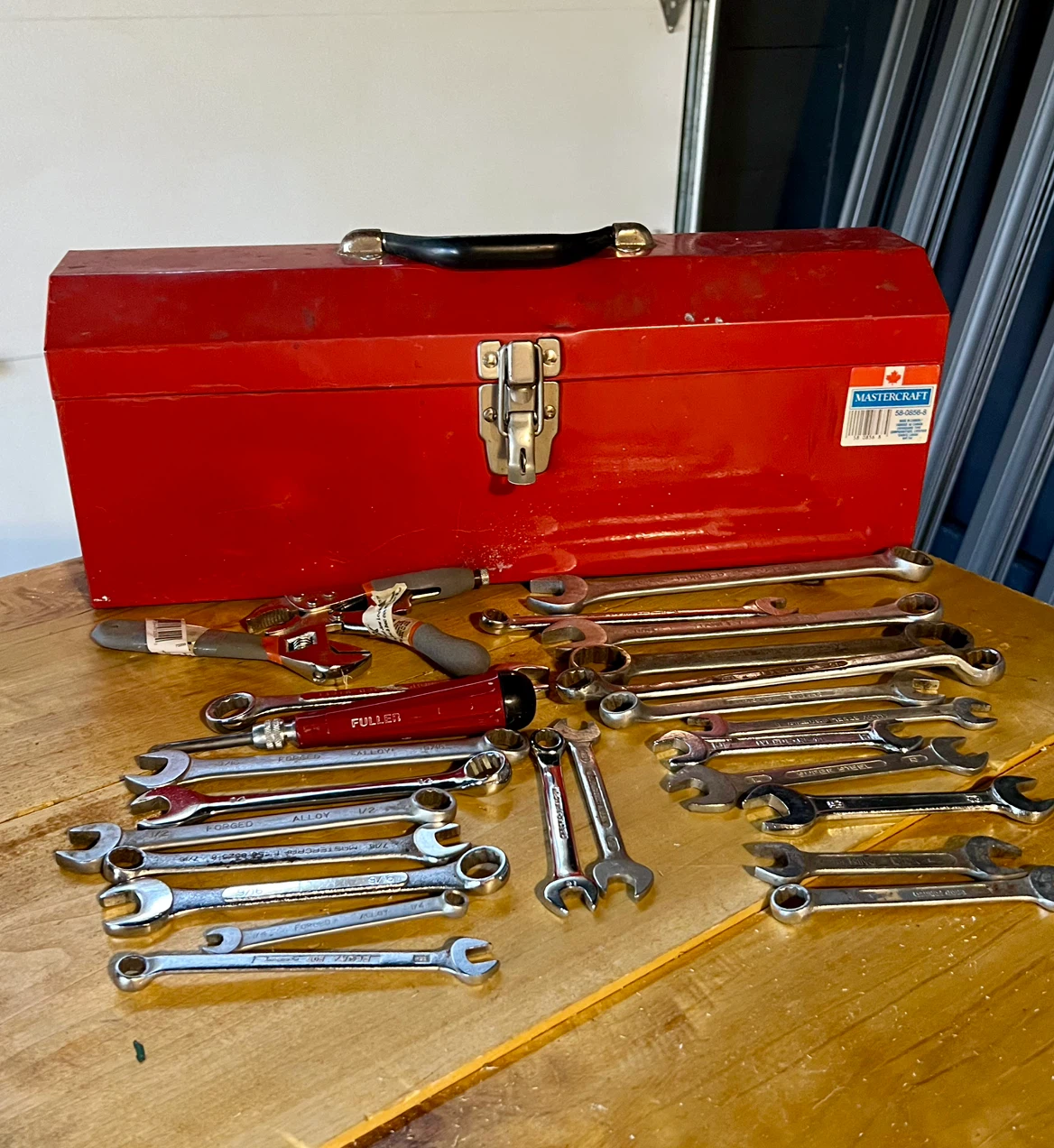Mastercraft Toolbox with Assorted Wrenches - photo 3