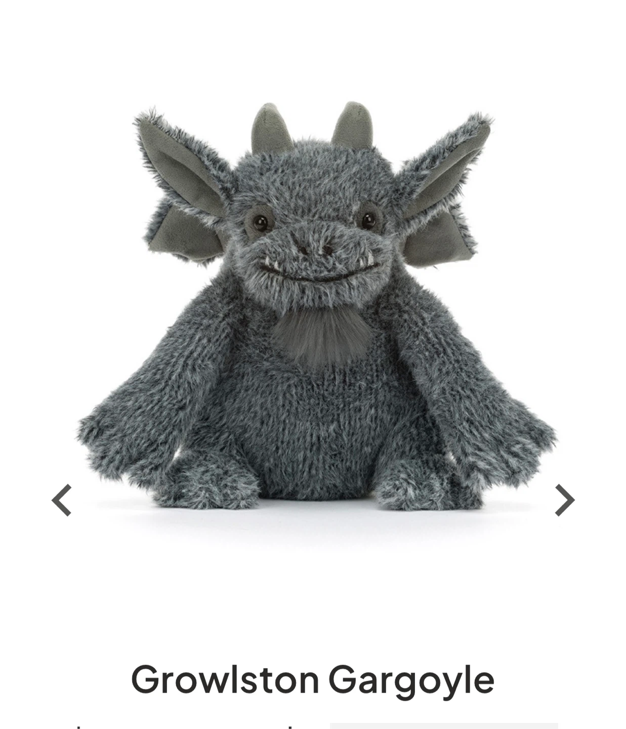 Jellycat Growlston Gargoyle Plush - photo 2