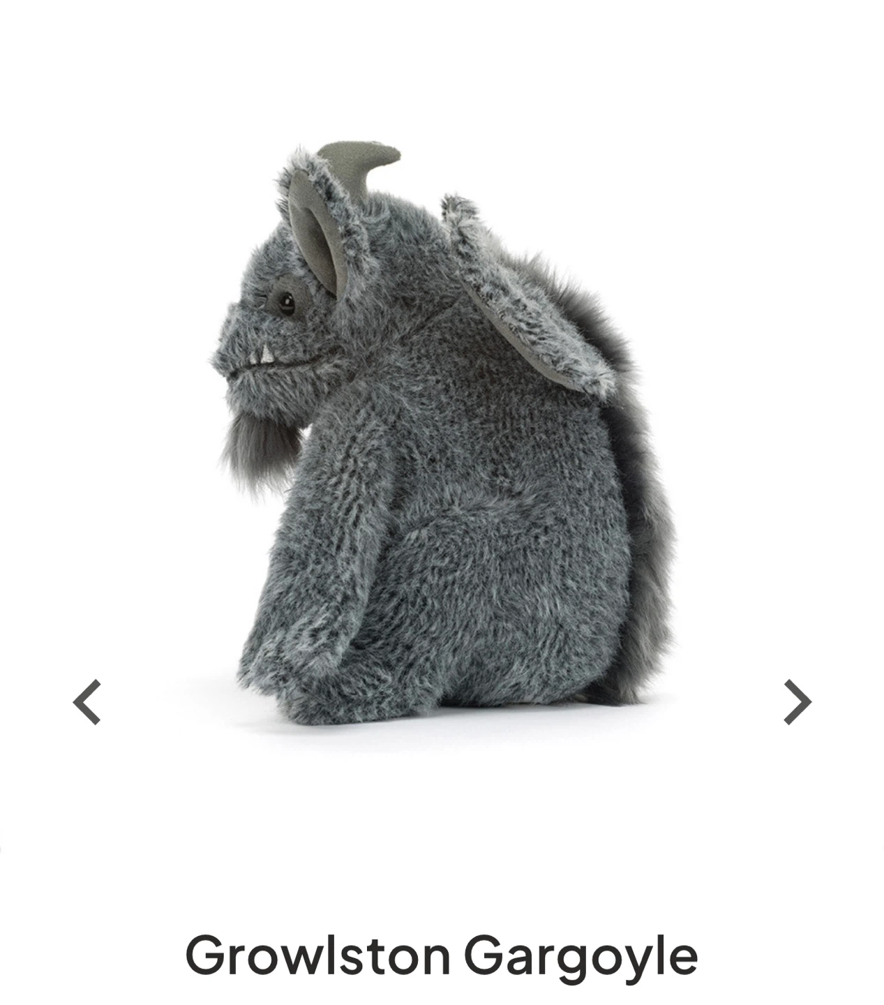 Jellycat Growlston Gargoyle Plush - photo 4