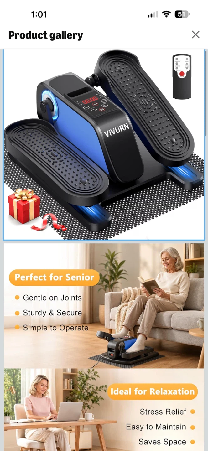 Vivurn Under Desk Elliptical Trainer
