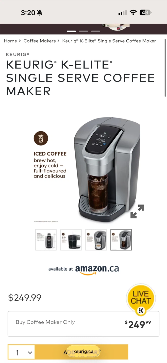 Keurig K-Elite Coffee Maker with Storage Drawer - photo 4