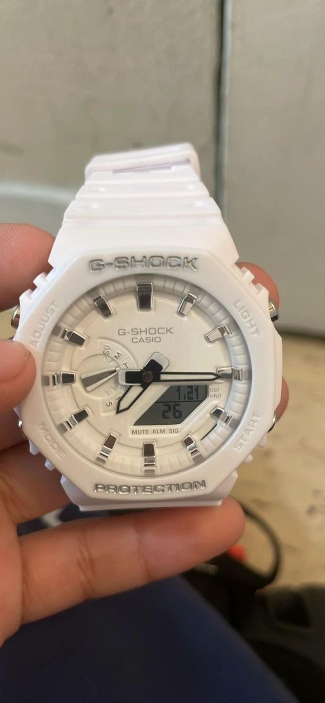 Casio G-Shock GA-2100S White Watch - photo 5