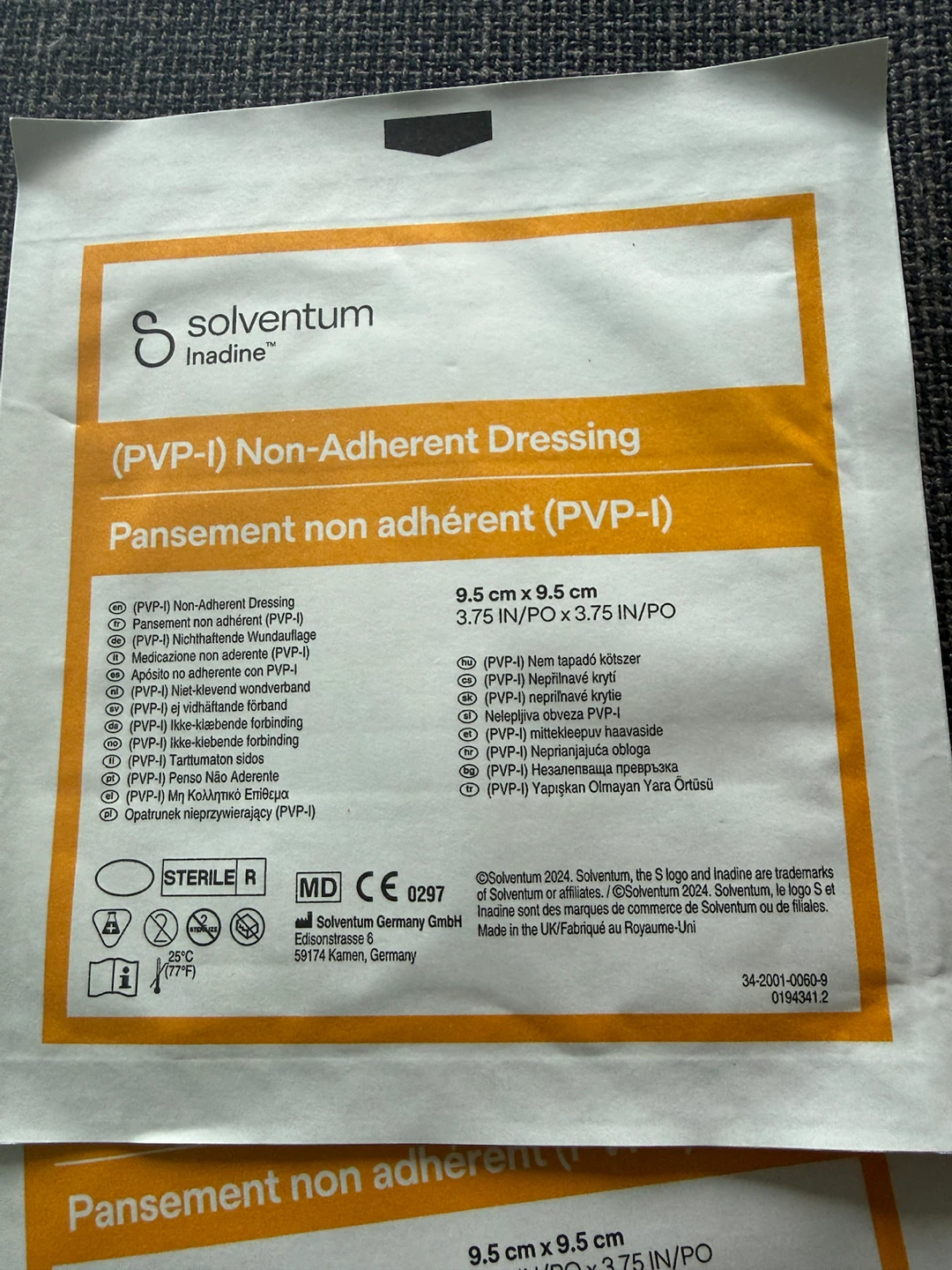 5 Solventum Inadine Non-Adherent Dressing