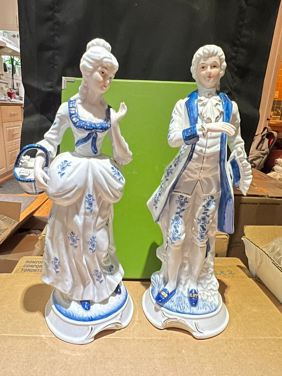 Vintage Ronzan Porcelain Figurines
