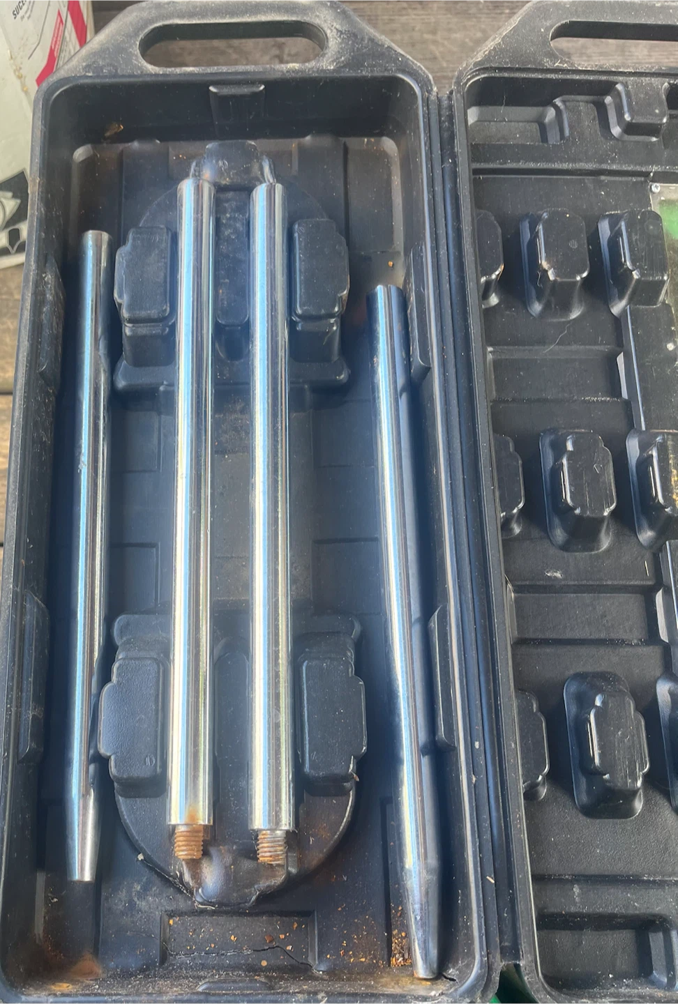Old Forge Tool Case with Metal Rods - photo 2