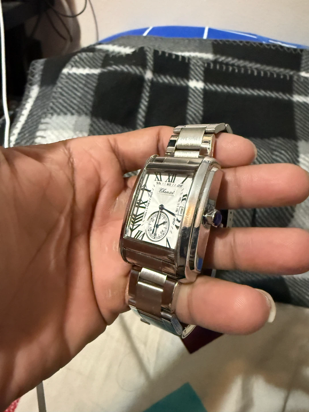 Chenxi Silver Tone Rectangular Wristwatch - photo 4