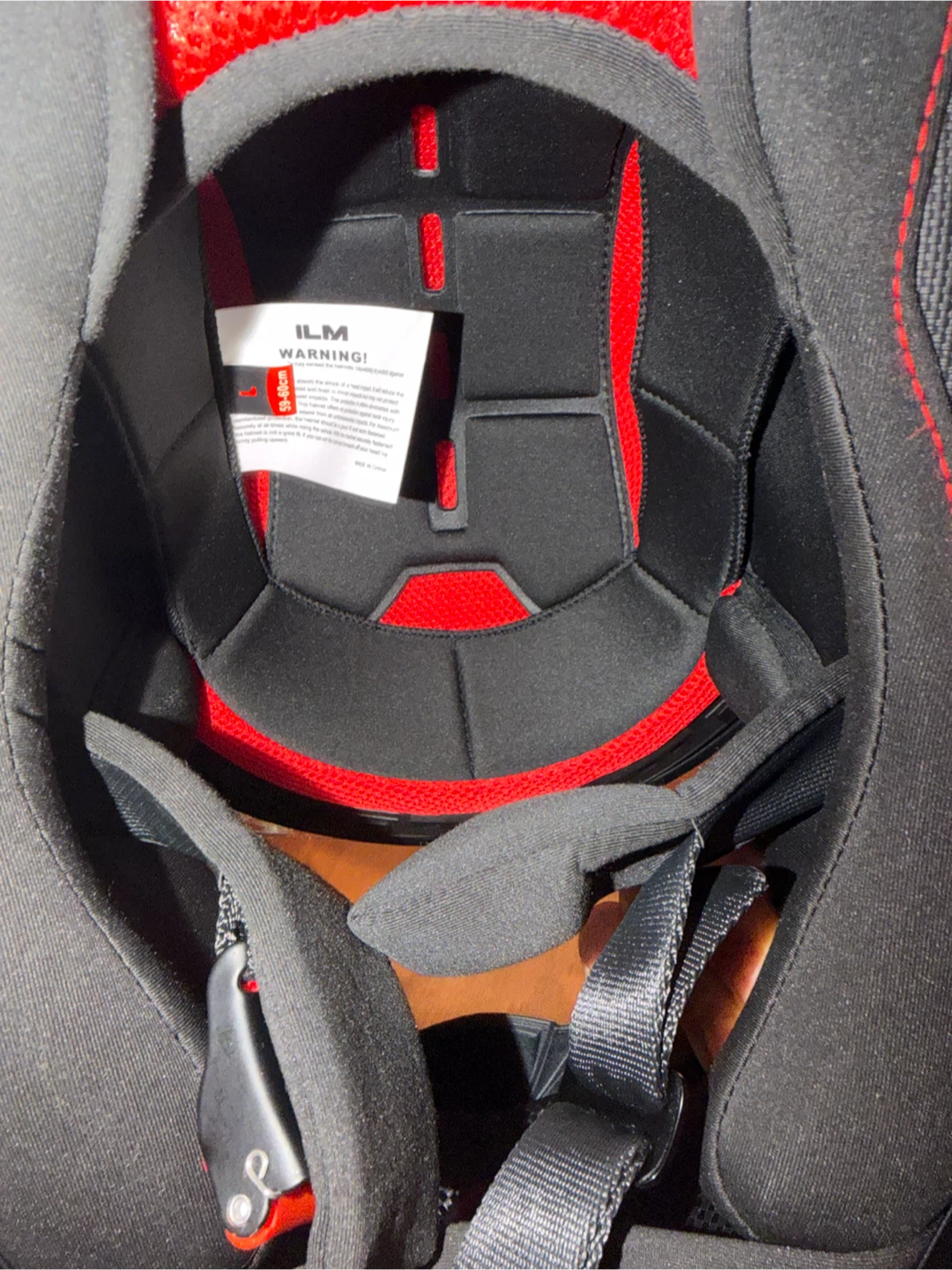 ILM Motorcycle Helmet - Matte Black - photo 4