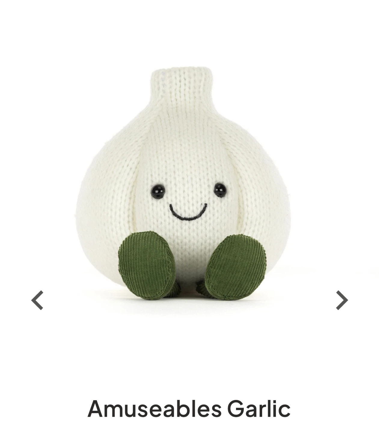 Jellycat Amuseables Garlic Plush - photo 2