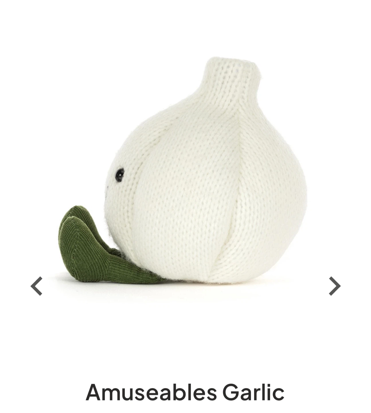 Jellycat Amuseables Garlic Plush - photo 4