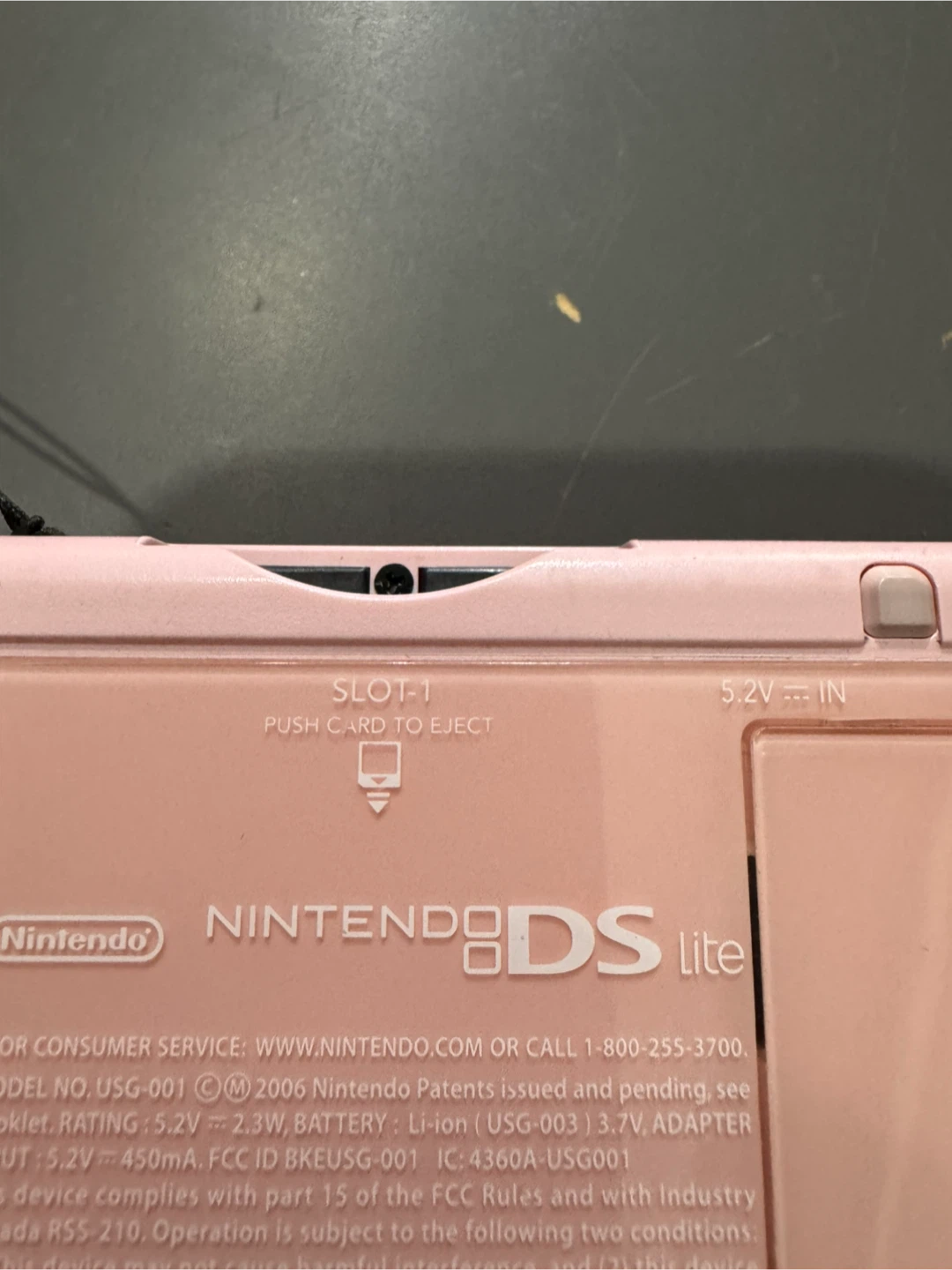 Pink Nintendo DS Lite with Charger - photo 3