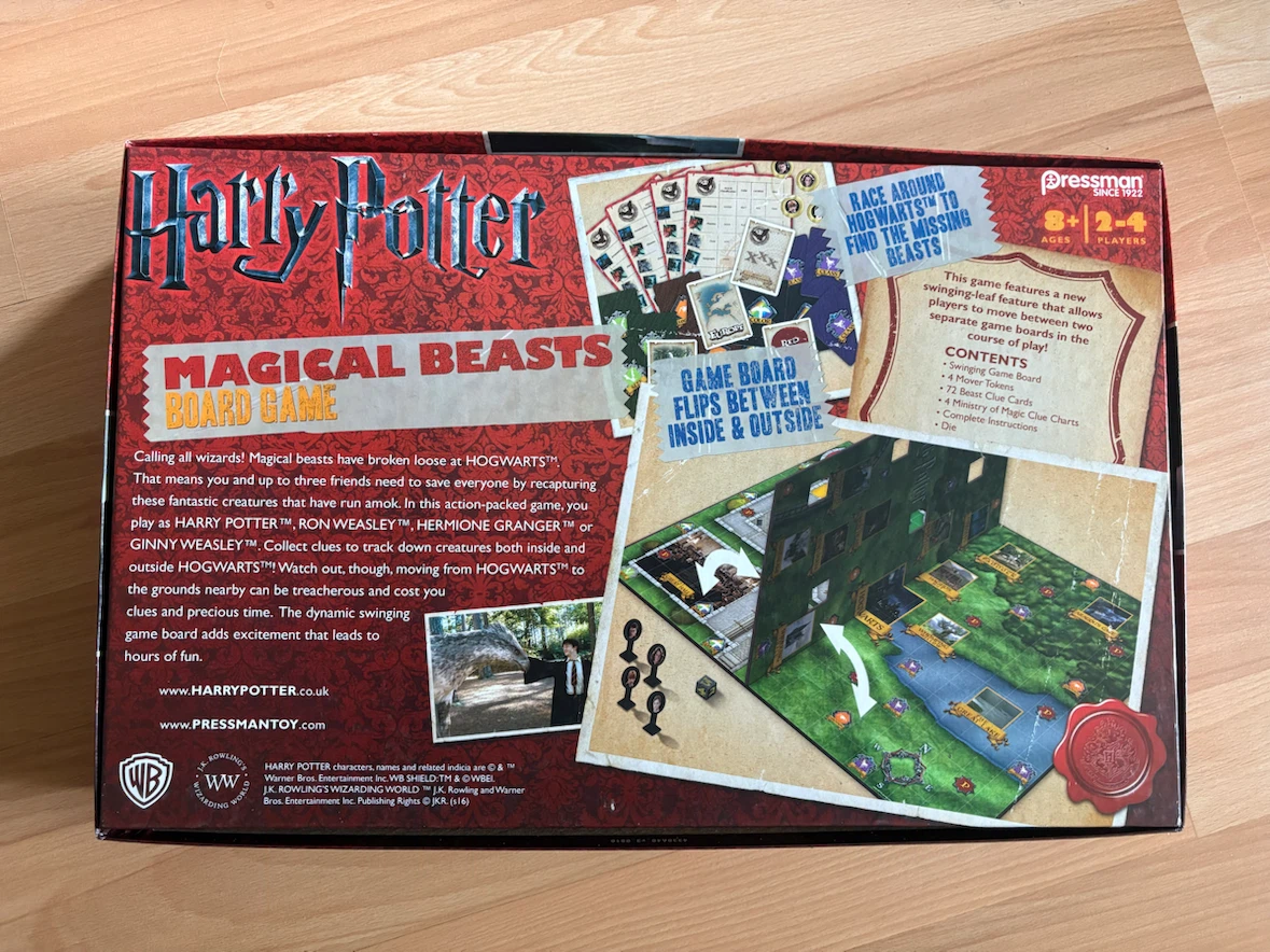 Harry Potter Magical Beasts Board Game Hogsworth - photo 2