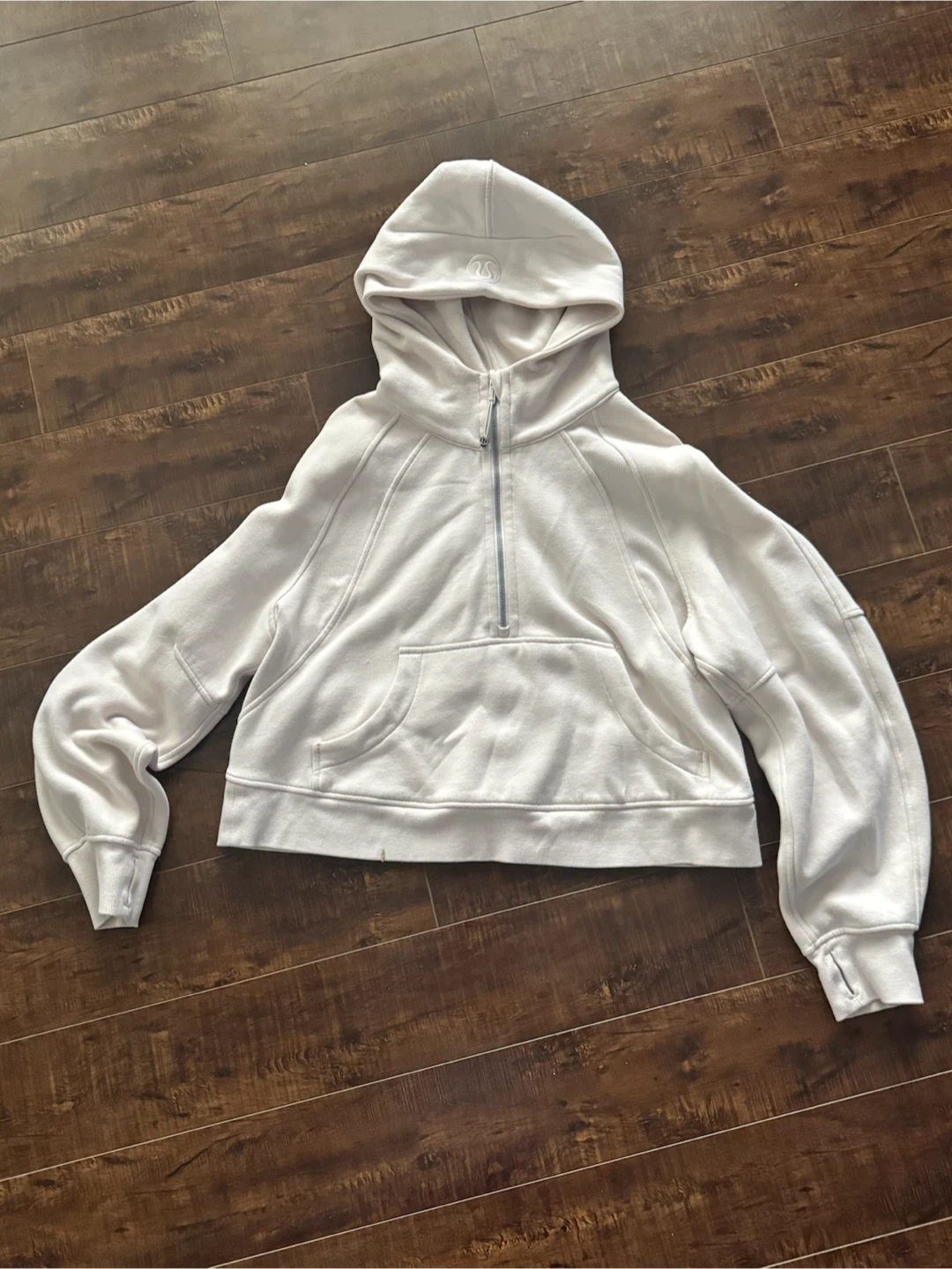 Lululemon Half-Zip Scuba Cropped Hoodie