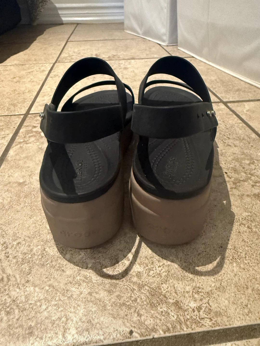 Crocs LiteRide Platform Sandals Black - photo 2