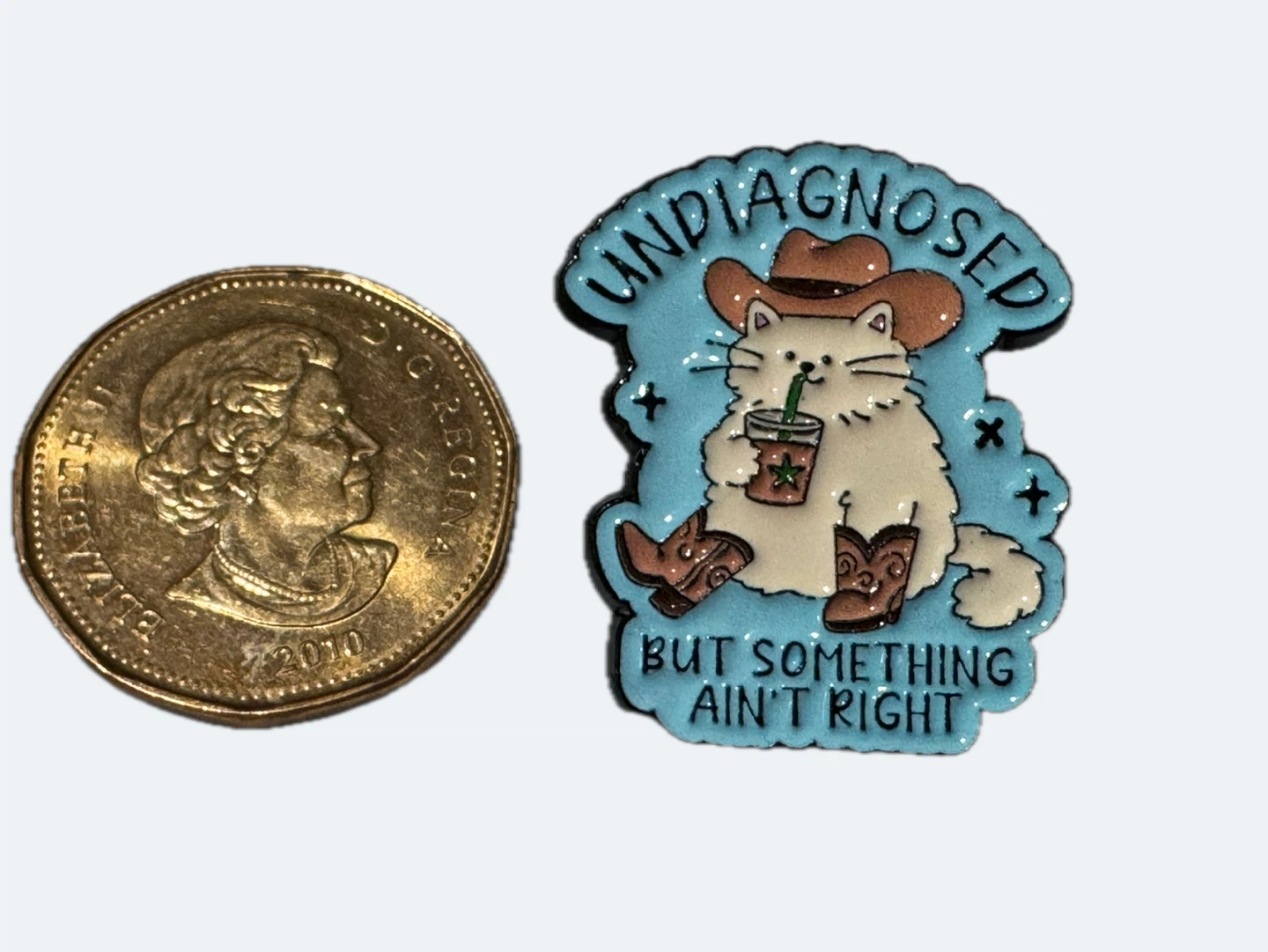Cowboy Cat Enamel Pin - photo 2
