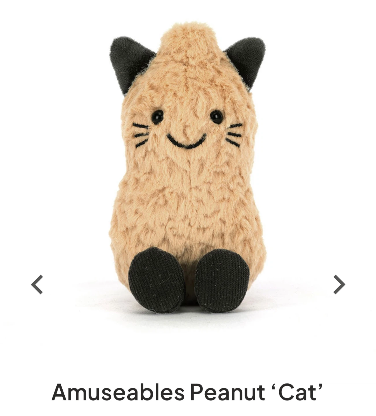 Jellycat Amuseables Peanut Cat Plush - photo 2