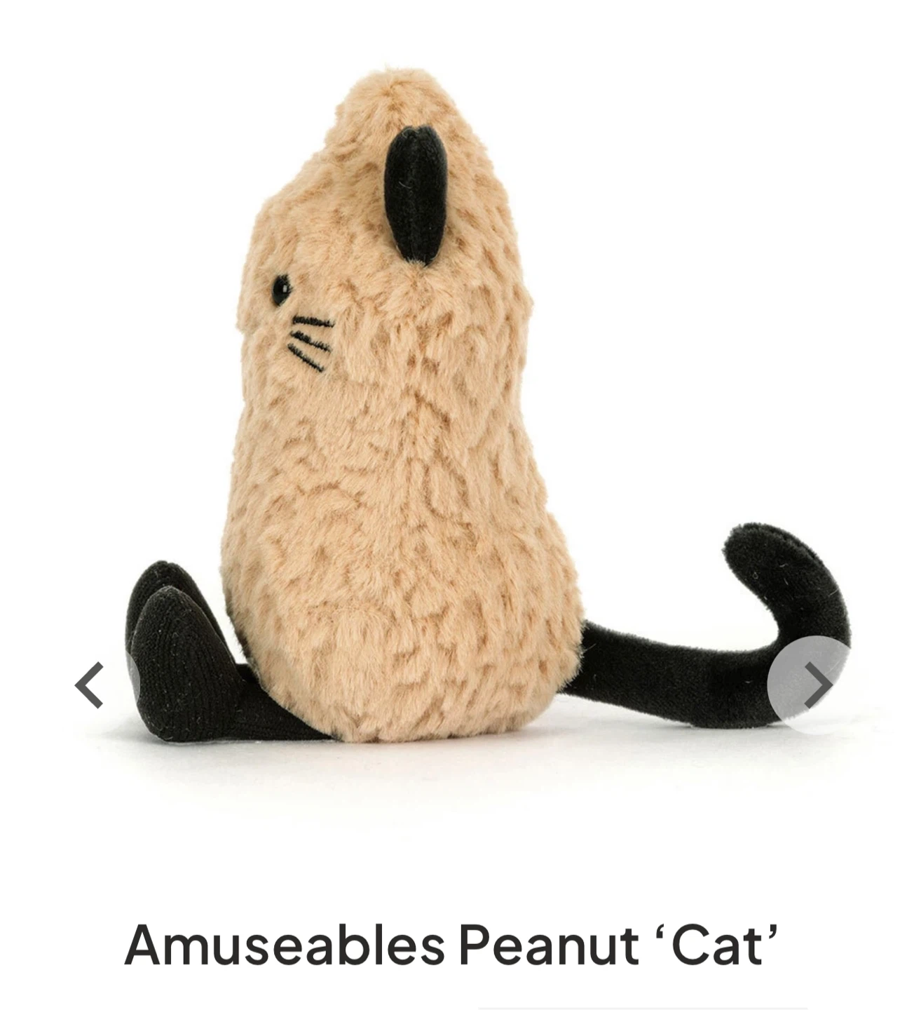 Jellycat Amuseables Peanut Cat Plush - photo 4