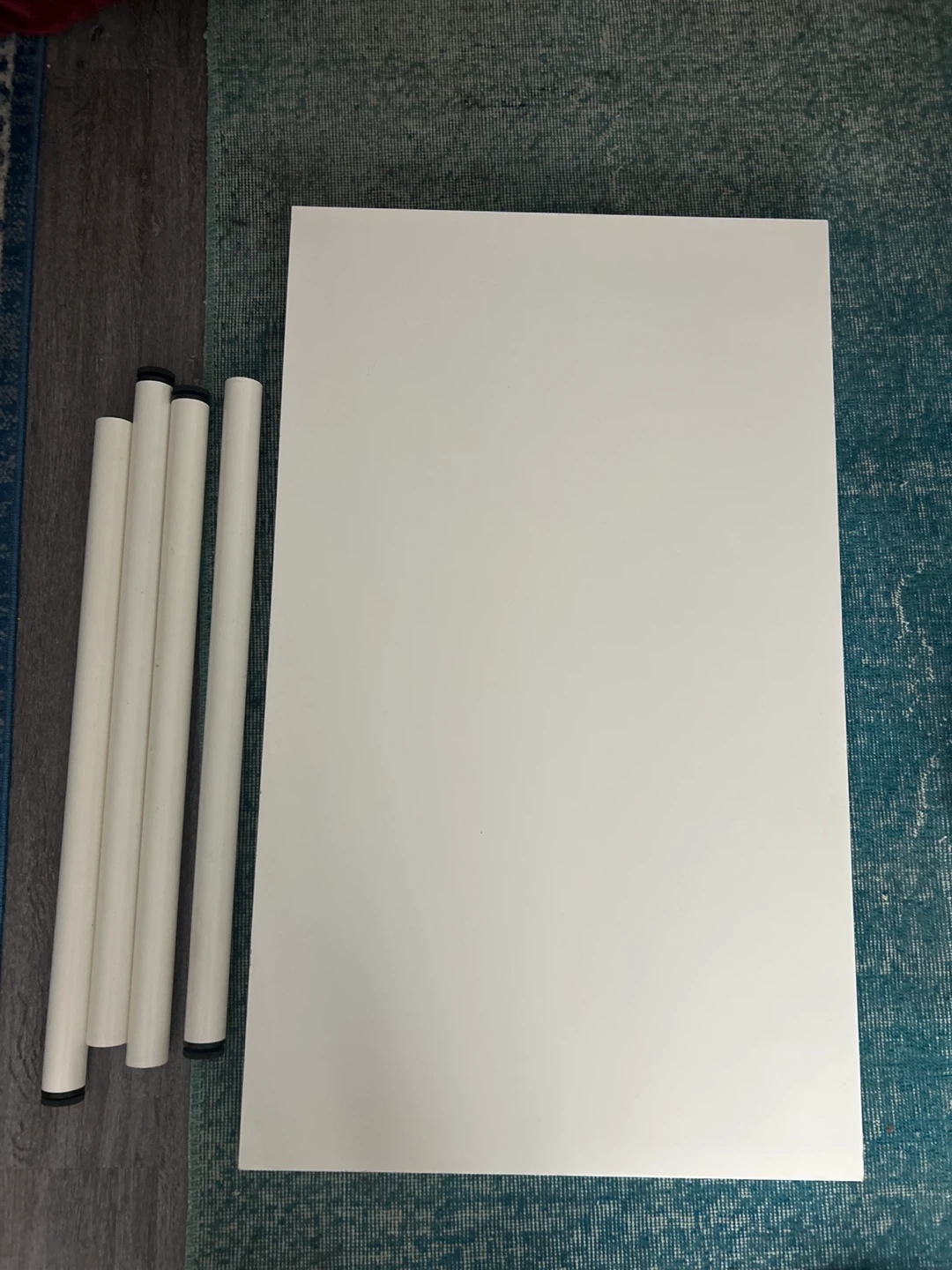 IKEA White Table With Detachable Legs