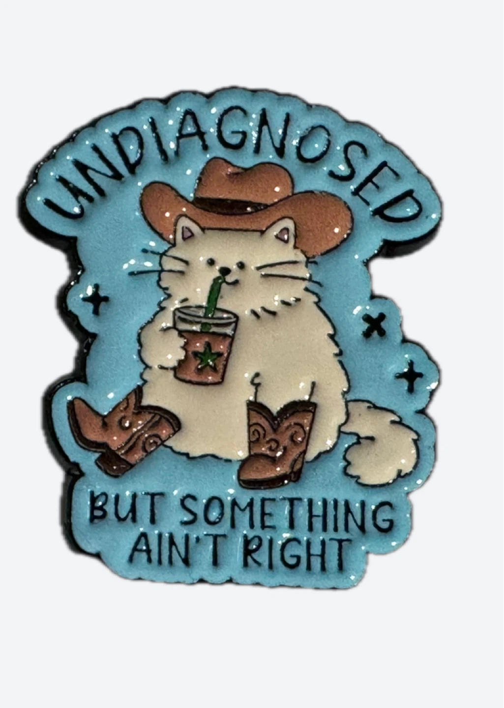Cowboy Cat Enamel Pin