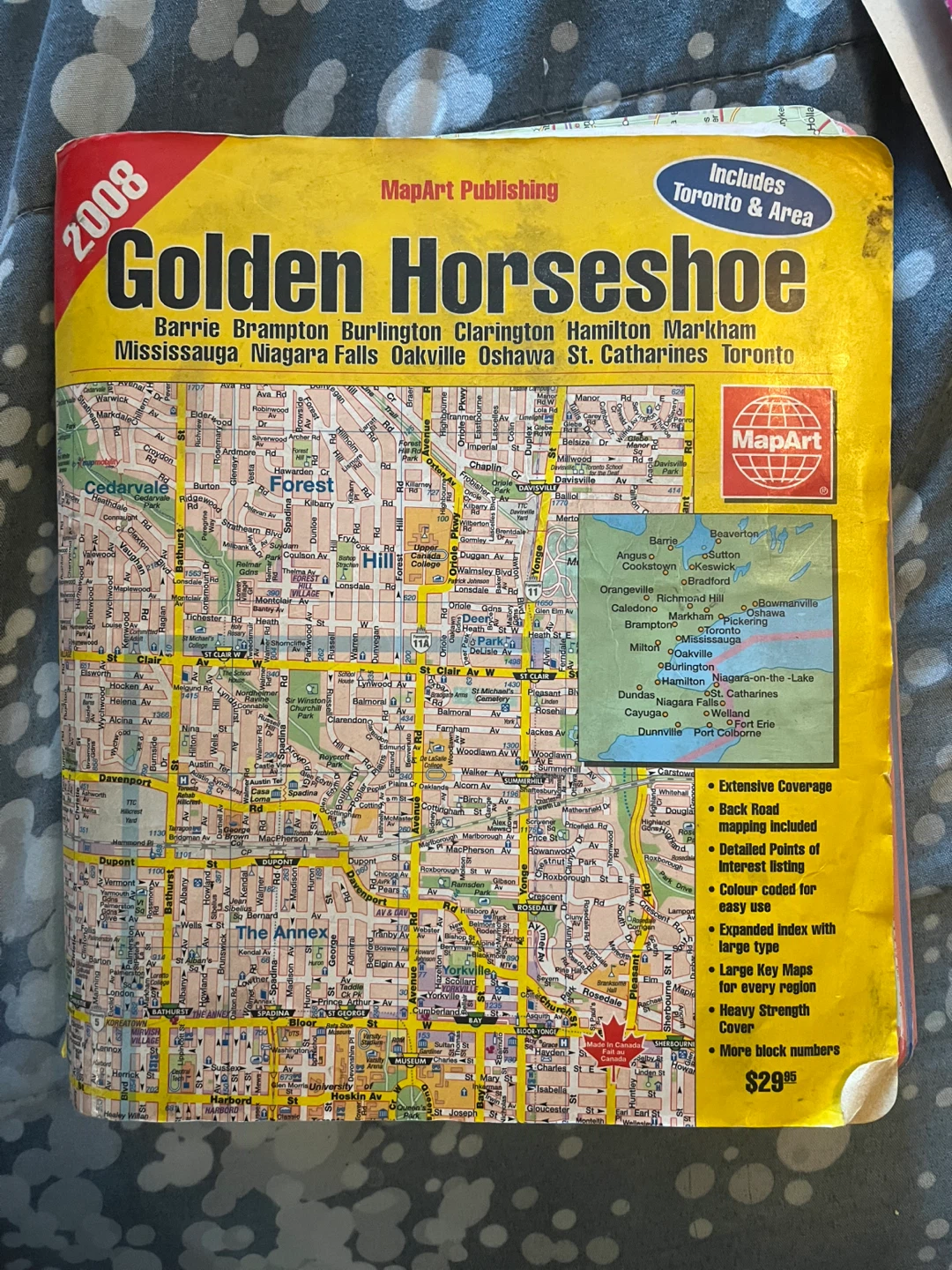 2008 MapArt Golden Horseshoe Atlas