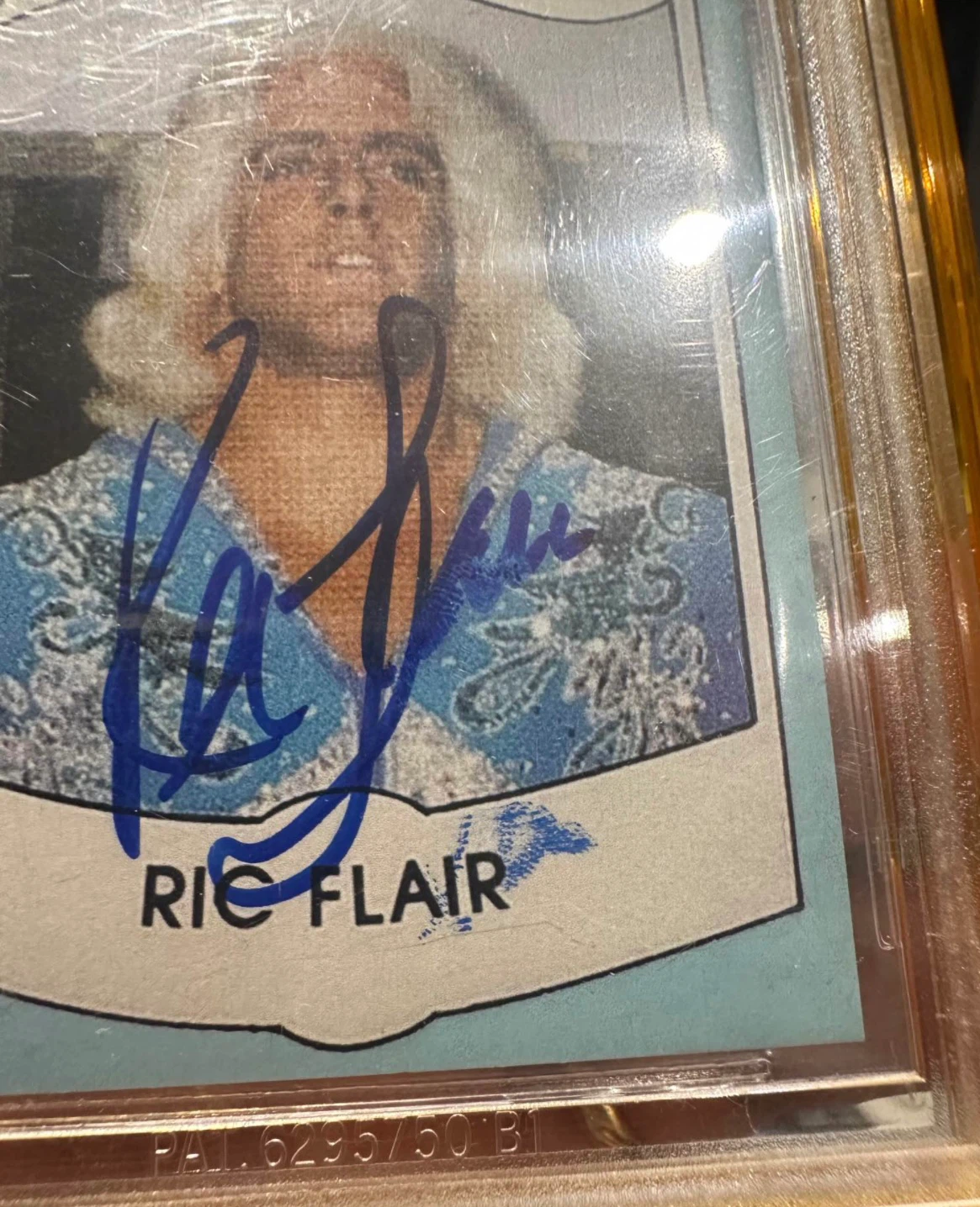Autographed Ric Flair Wrestling All Stars Reprint Card - photo 3