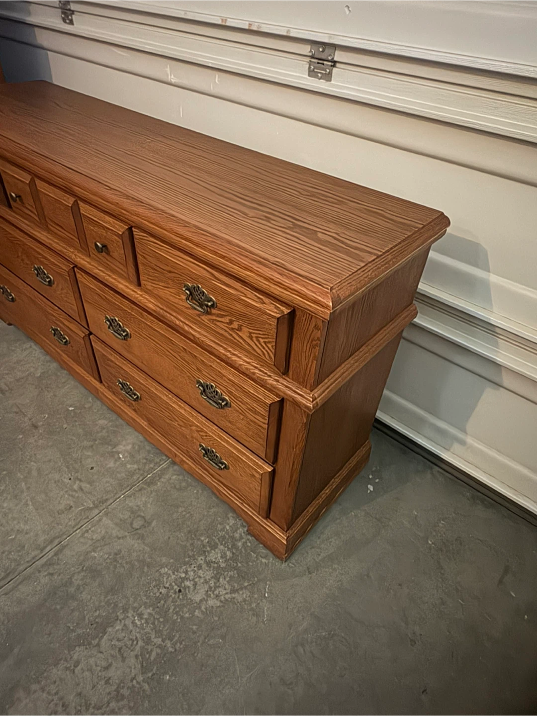 Solid Oak seven-Drawer Dresser - photo 5