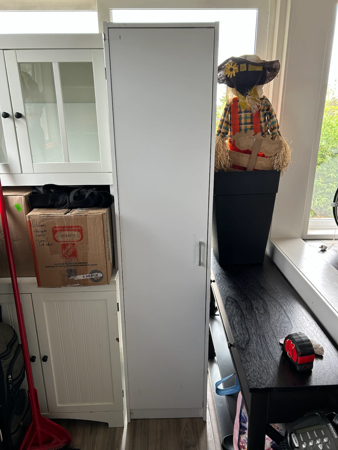 Free White Tall Storage Cabinet - photo 2