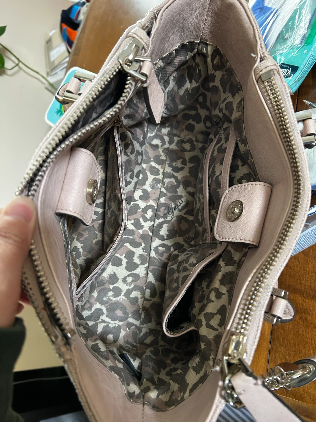 Guess Quilted Blush Pink Handbag - photo 3