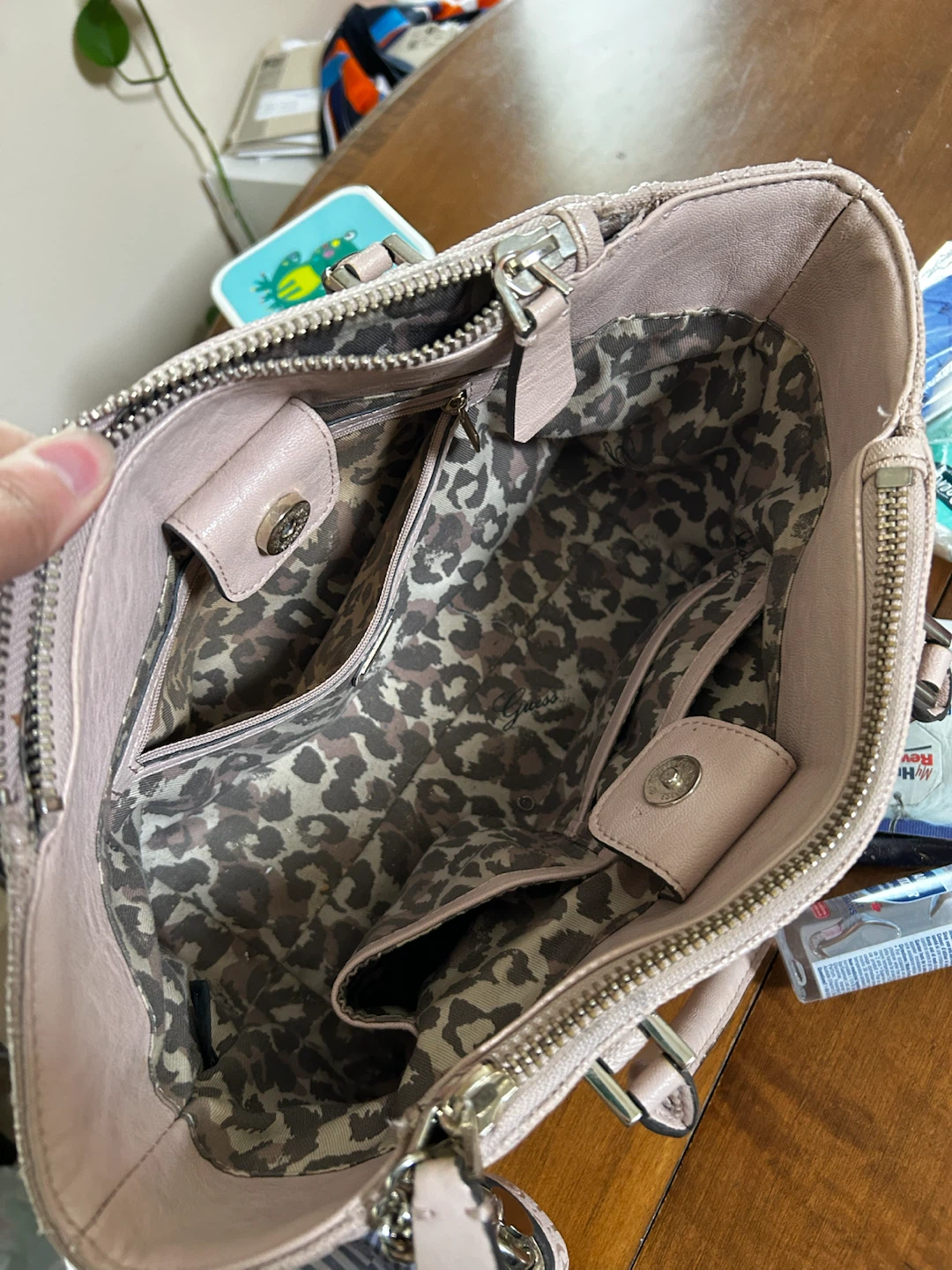 Guess Quilted Blush Pink Handbag - photo 4