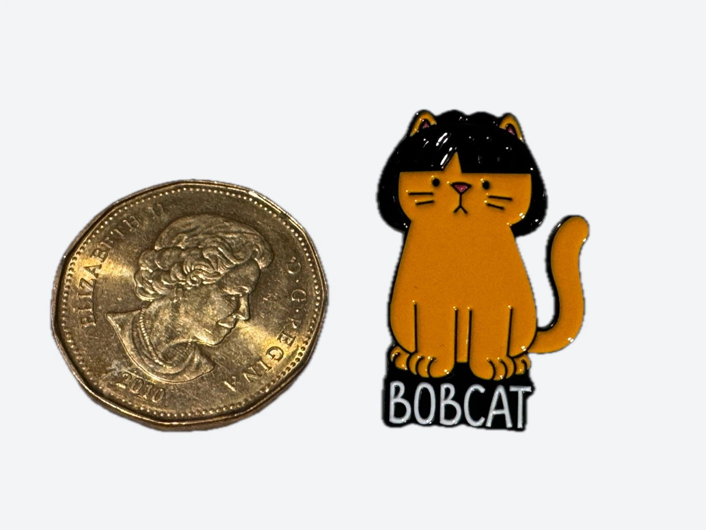 Bobcat cat enamel pin - photo 2
