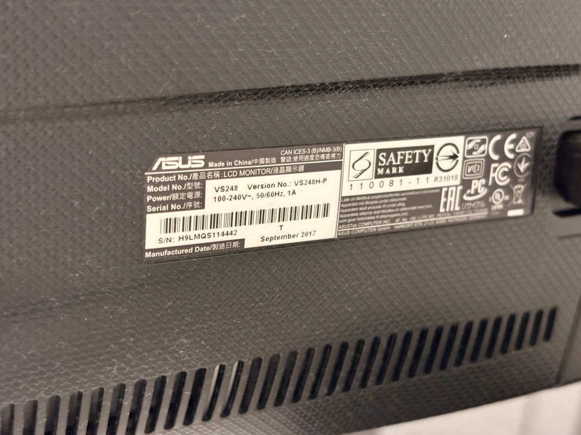 ASUS VS248H-P LCD Monitor - photo 2
