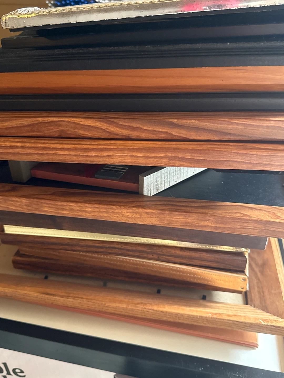 Assorted Wooden Picture Frames