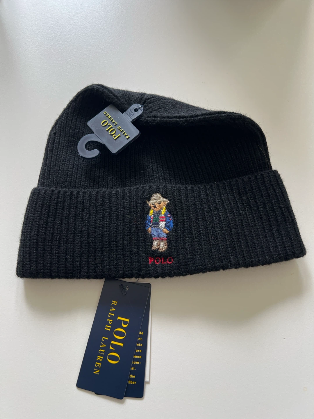 New Polo Ralph Lauren Bear Beanie Hat