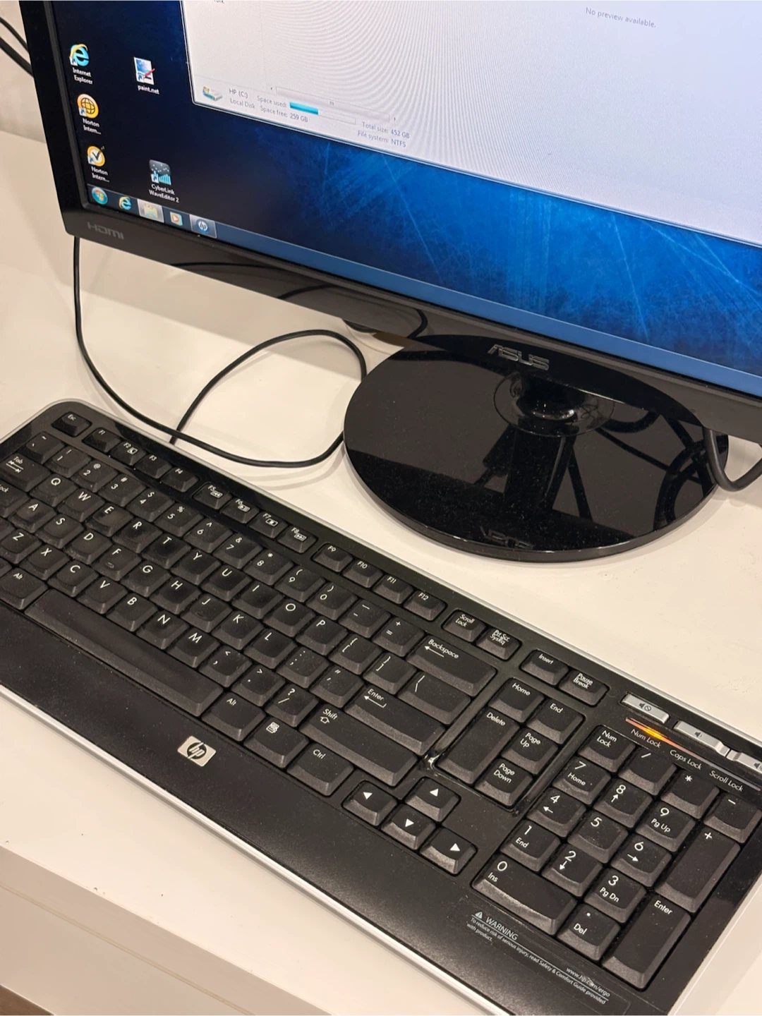 HP Wired Keyboard - photo 2