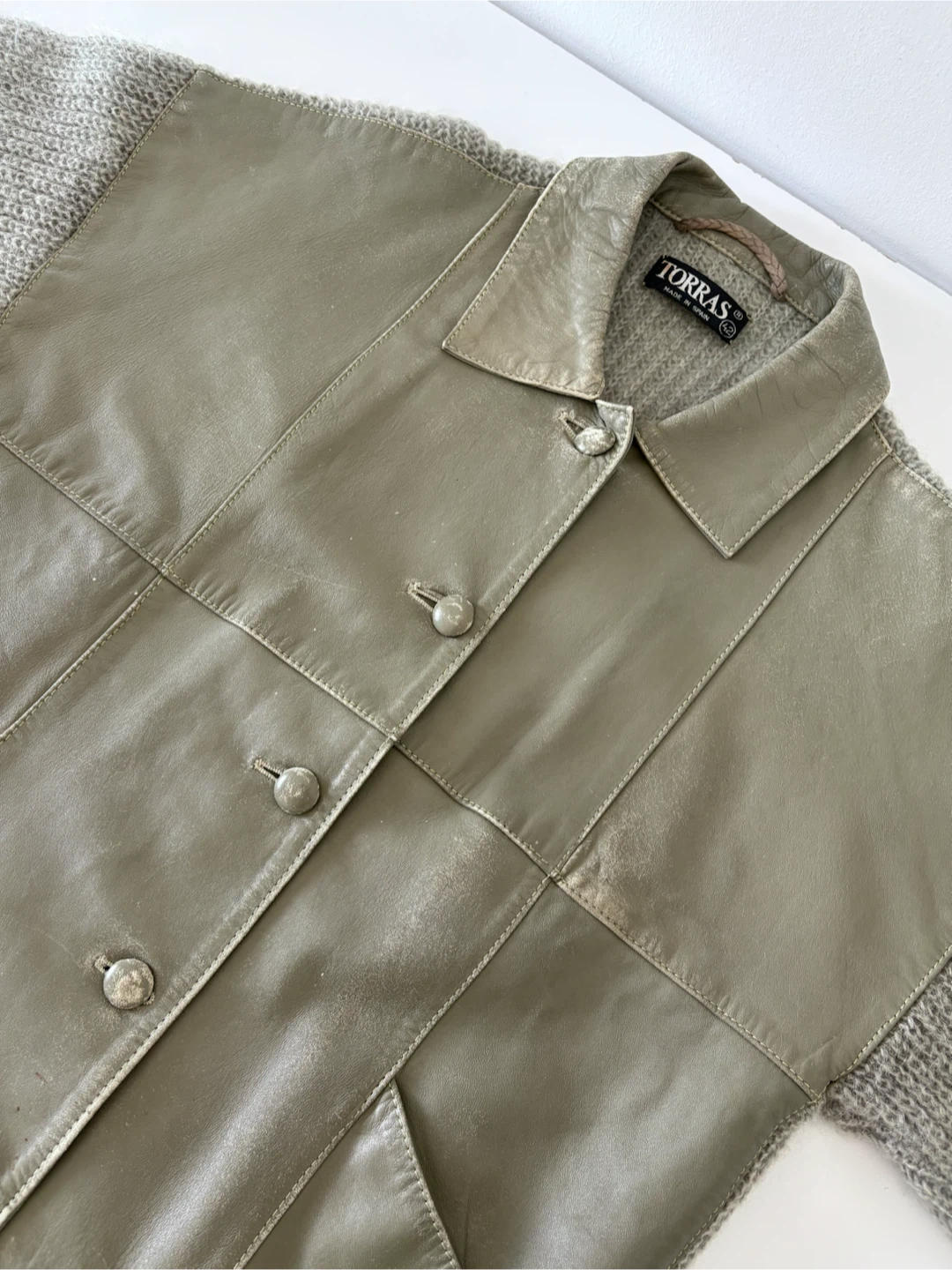 Vintage Torras Leather x Knit and Jacket - photo 5