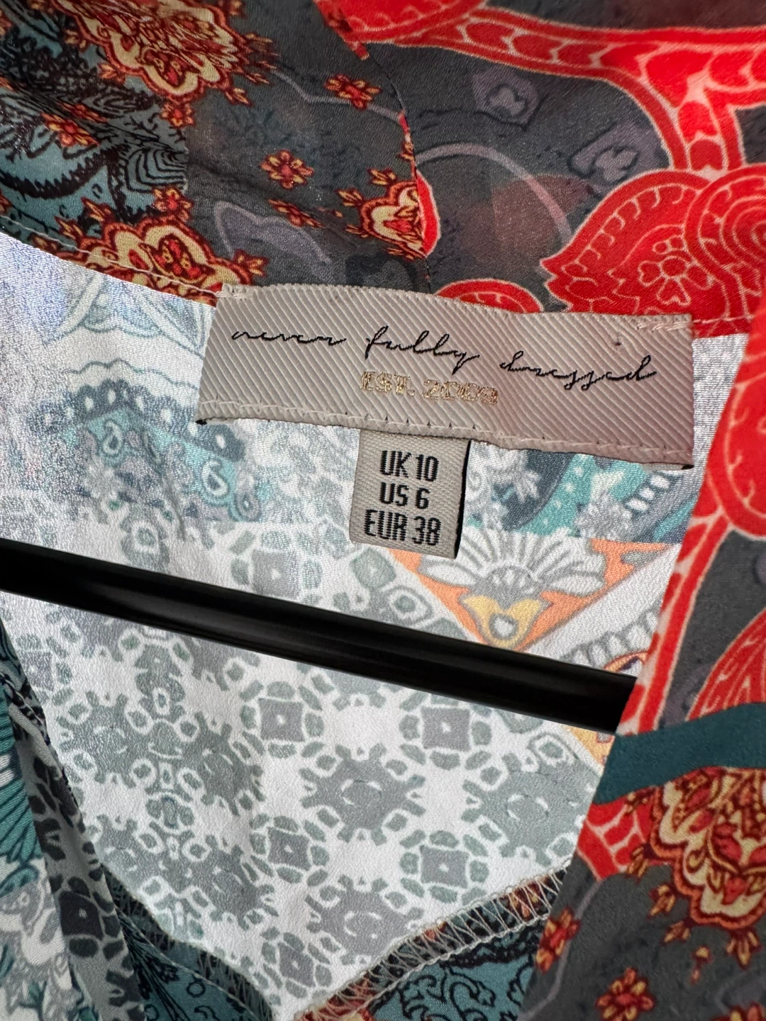 Whole silk Paisley Print Dress - photo 3