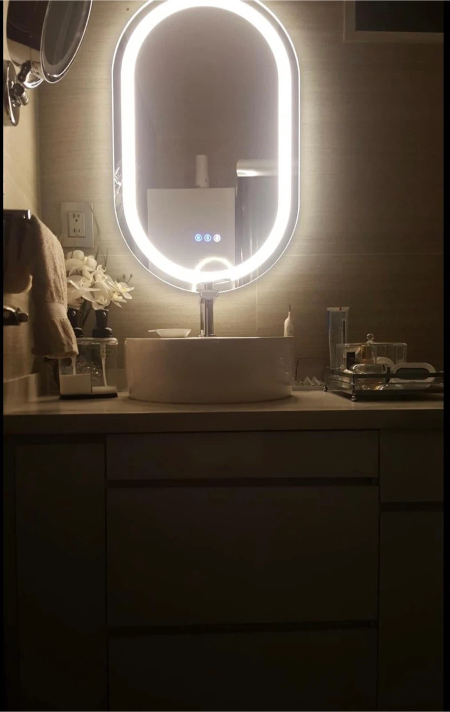 Oval LED Mirror