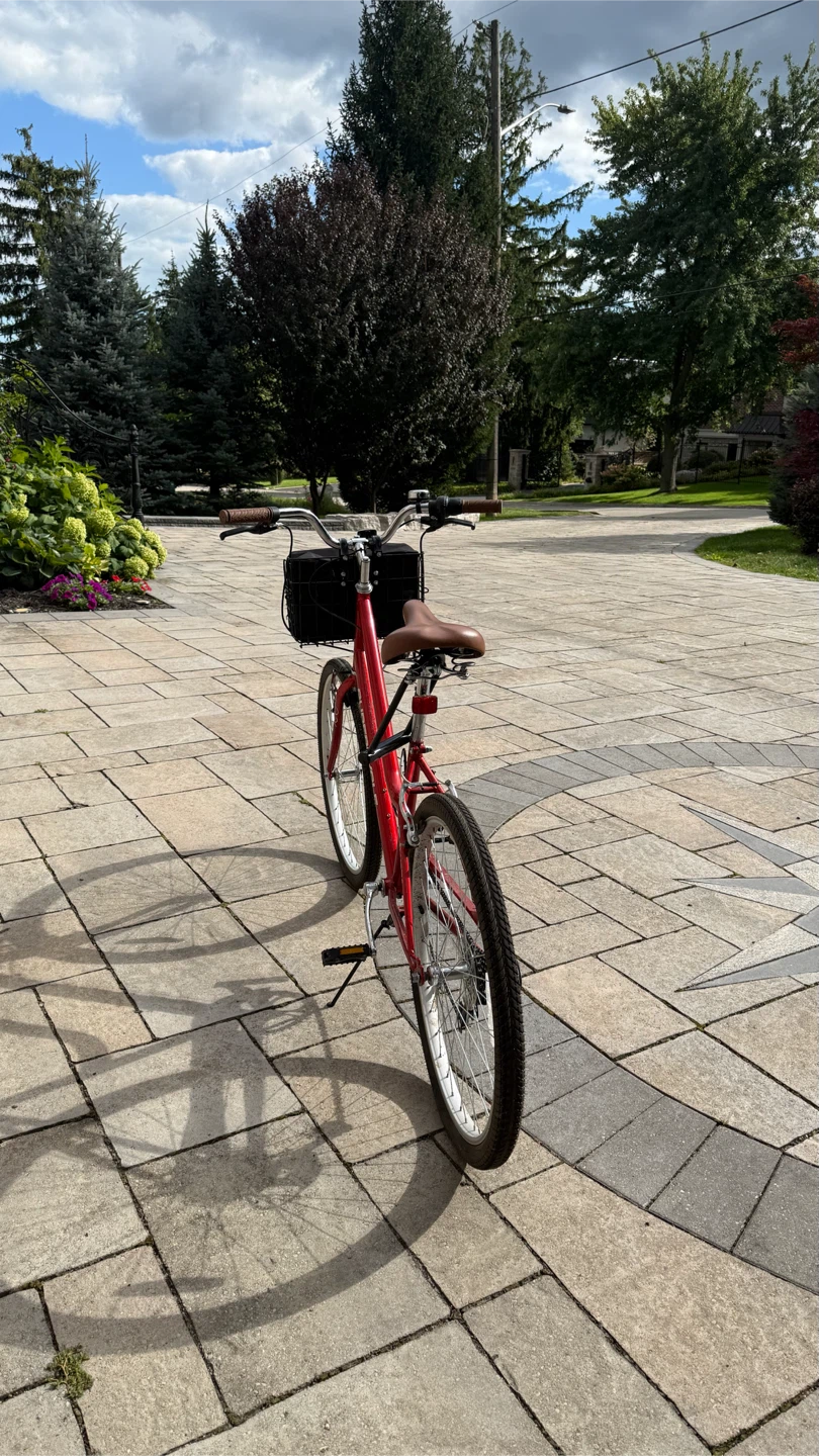 Supercycle Pathway Comfort Red Bike, 26-in Wheel with Basket - photo 2