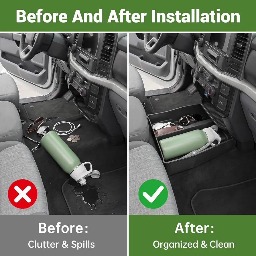 Bench Seat Floor Organizer for 2015-2026 Ford F150 - photo 3