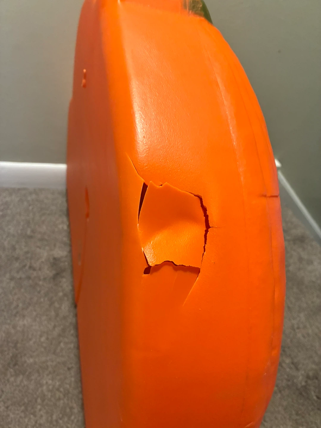 Vintage Plastic Pumpkin Jack-O-Lantern Trio - photo 2