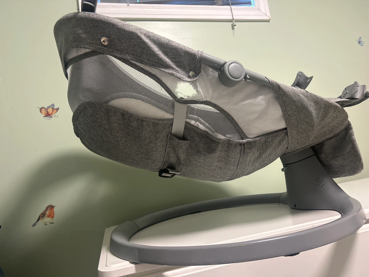 Baby Electric Bouncer Swing Grey - photo 5