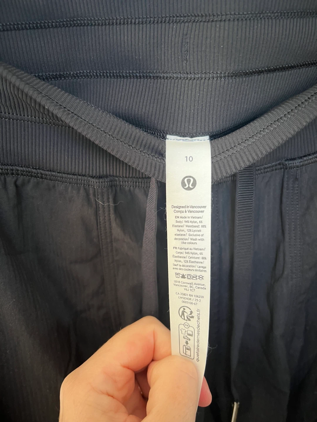 Size 10 black lulu dance studio pants - photo 2