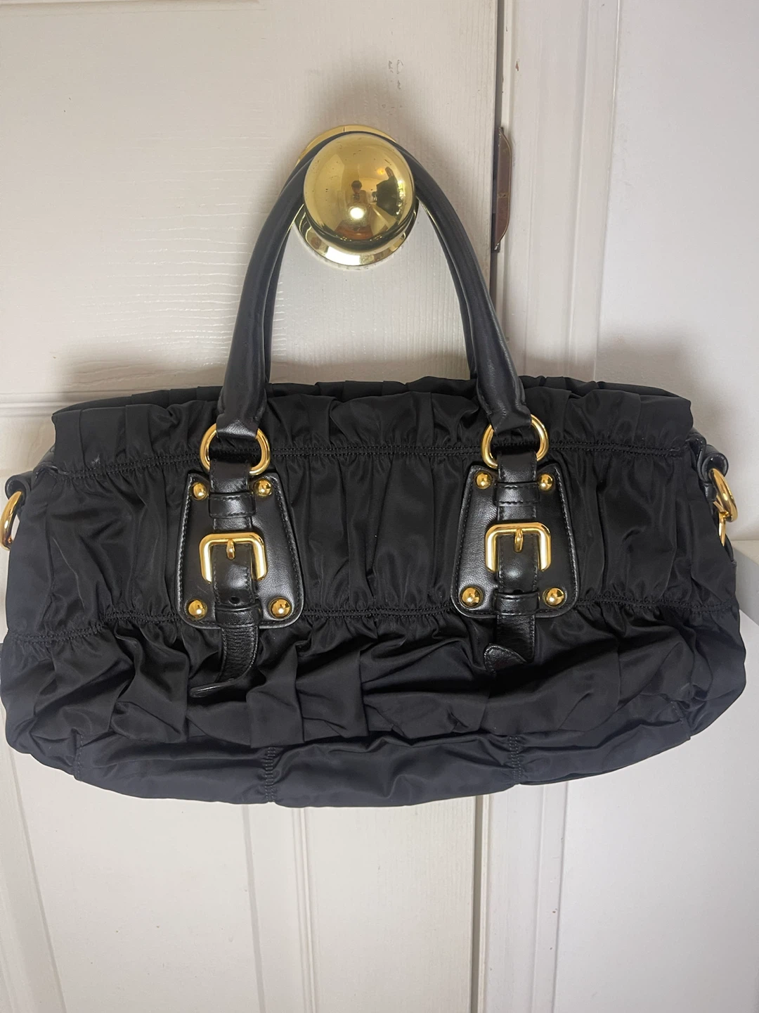 Prada Black Nylon Handbag - photo 2