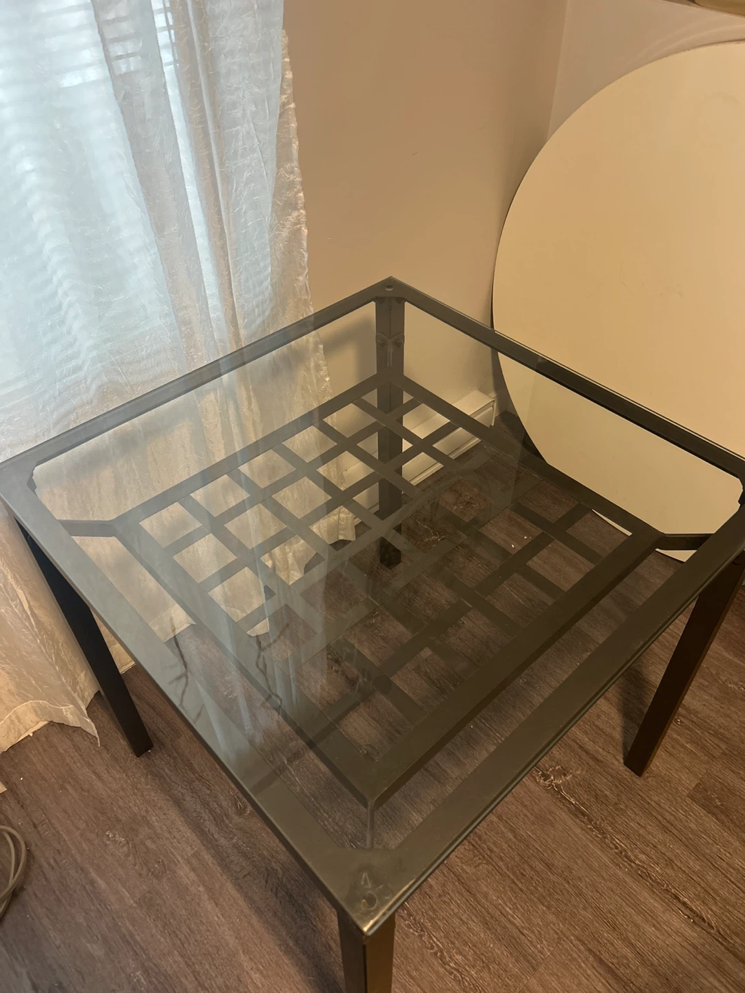 Glass Dining Table with Two Chairs - photo 2